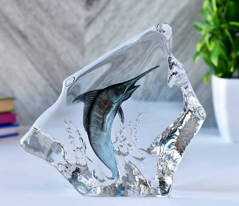 Blue Marlin/Swordfish | 33954 | Maleras Crystal Decor