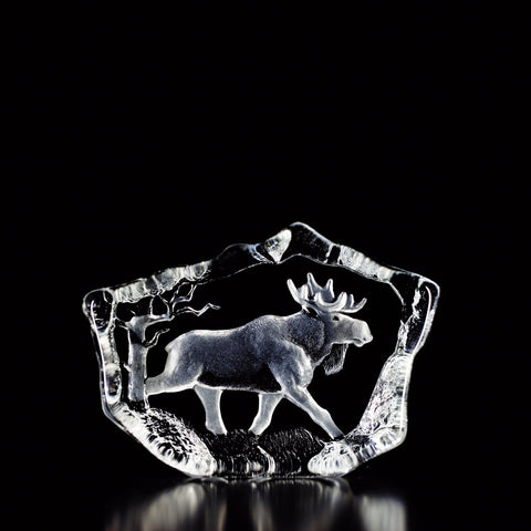 Moose Walking II | 33747 | Maleras Crystal Decor